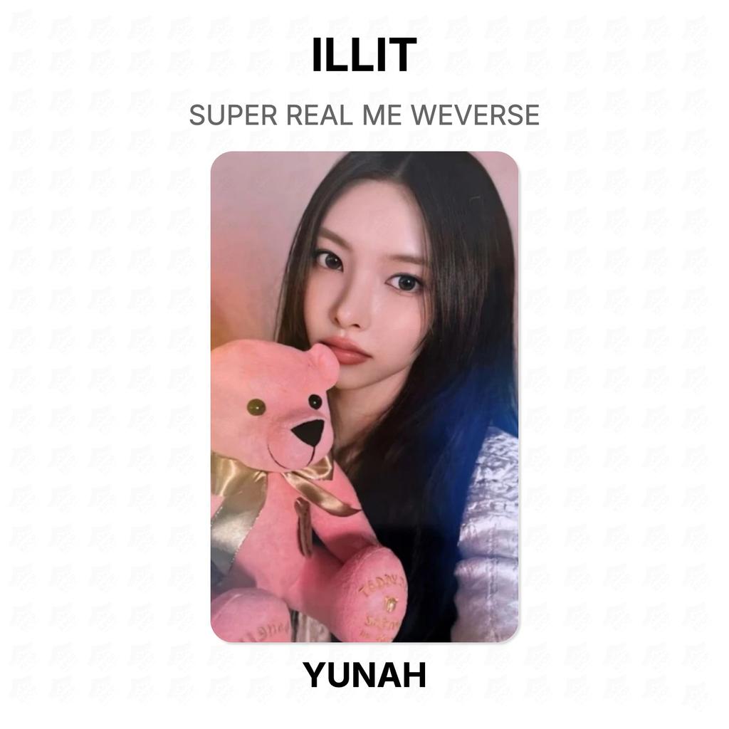 ILLIT SUPER REAL ME WEVERSE Official Photocard