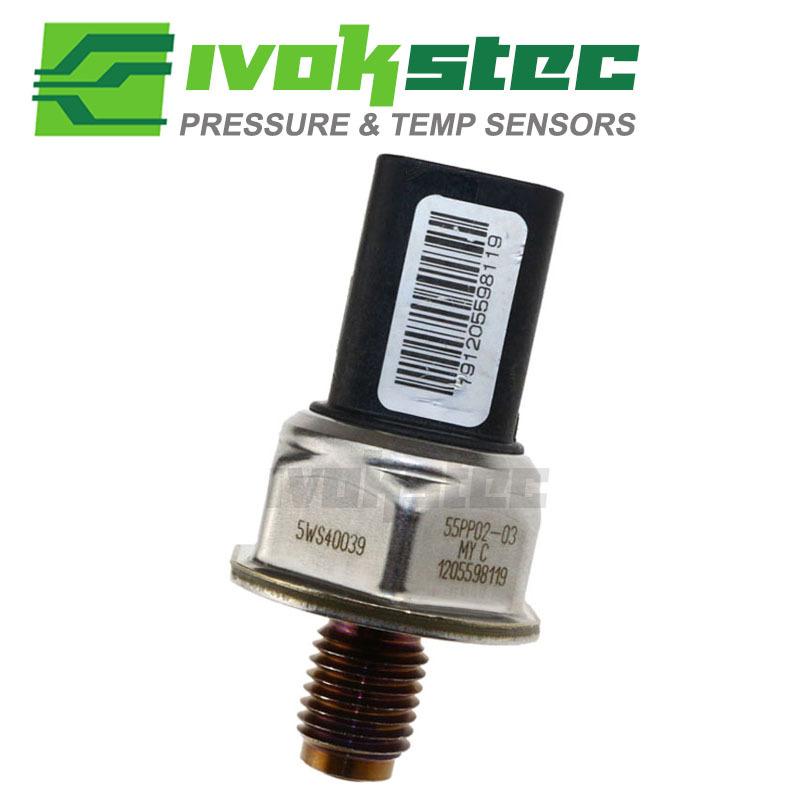 Original Fuel Pressure Sensor 5WS40039 55PP02-03 For Ford Focus C-Max S-MAX Galaxy Mondeo Transit Tourneo 1.8 TDCi