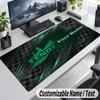 Custom Name Text Mouse Pad Fendt Personalized Desk Pad For Work And Gaming