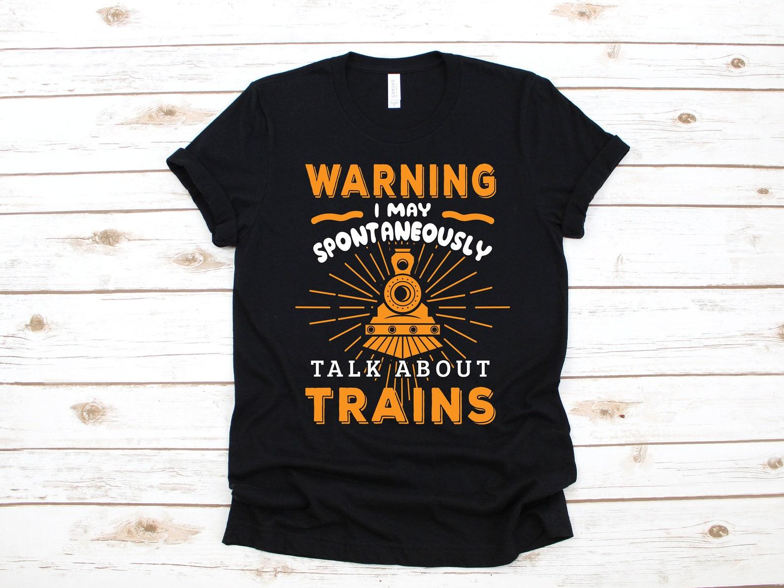 Warning Train Funny Conductor Railroad Cute T-Shirt, Tank Top, T-shirt, T-shirt,T-shirt, Child Apparel Gift 3XL