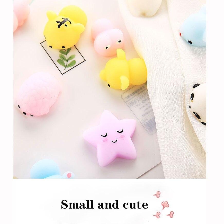 10 Pieces Random Release Pressure Toy Animals Space Earth Zoo Rabbit Papa Dog Style Parent Child Puzzle Interactive Playthings