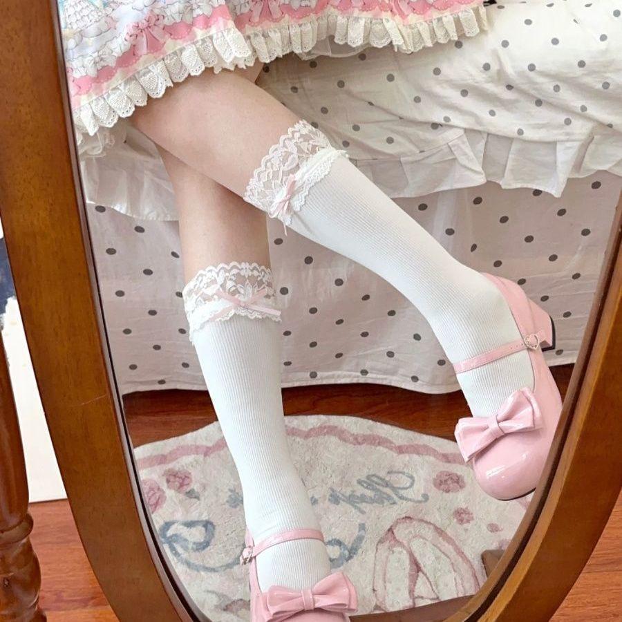 Daily cute with skirt lolita round head single shoes year small man looks tall Mary Jane shoes