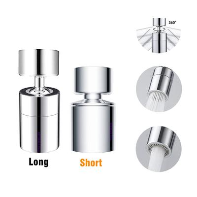 Dual Function Anti-splash Bubbler Kitchen Faucet Aerator 360 Degree Swivel Tap Water Diffuser Bathroom Water Filter Nozzle Mixer