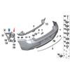 BMW 1 Series F20 Rear Bumper Positioning Brackets (Left & Right) 51127240955 51127240956