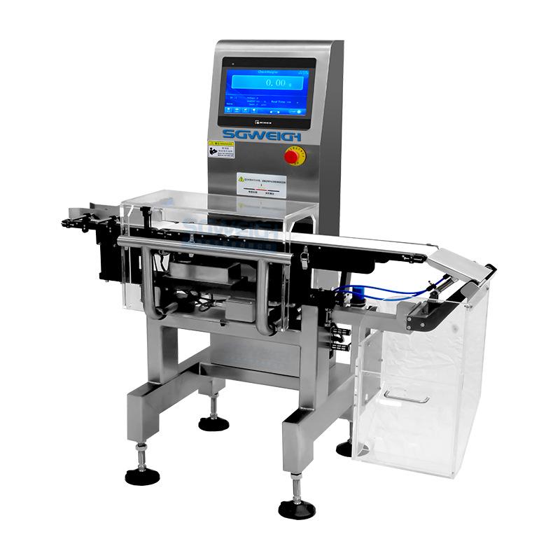 Automatic Boxed Plaster Weighing and Sorting Scale with Over/Underweight Detection and Rejection