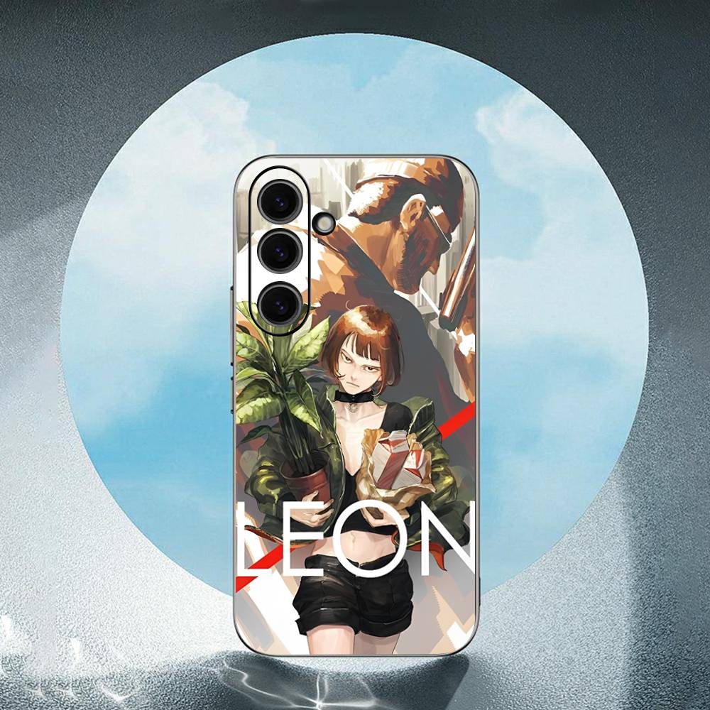 

Leon The Professional For Samsung Galaxy S25 S24 S23 Ultra S22 S21 Plus S20 Black Soft Silicone Protective Case SamsungS21fe