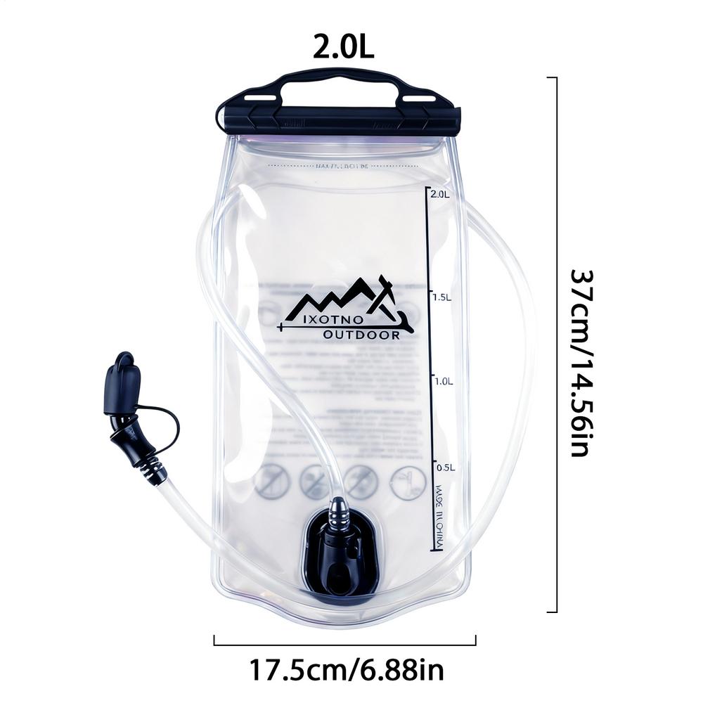 Hydration Pack Water Bladder 1.5L/2L Large Opening Pack Lightweight Storage Bag Camping Gear for Outdoor Biking Camping Hunting