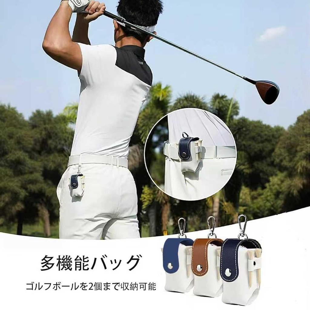 Pokumil Ball Case, Ball Pouch, Splicing Color, Golf Supplies, Convenient