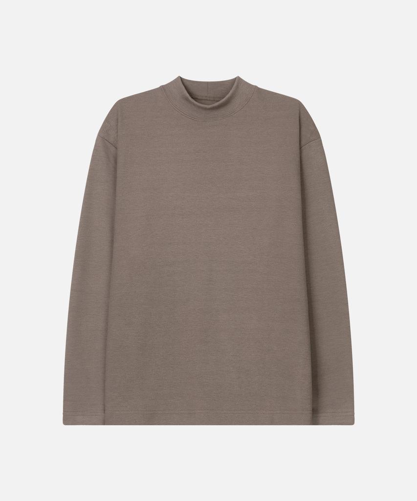DRAW FIT Mock Neck Knit T-Shirt [9 Colors] (B Type)