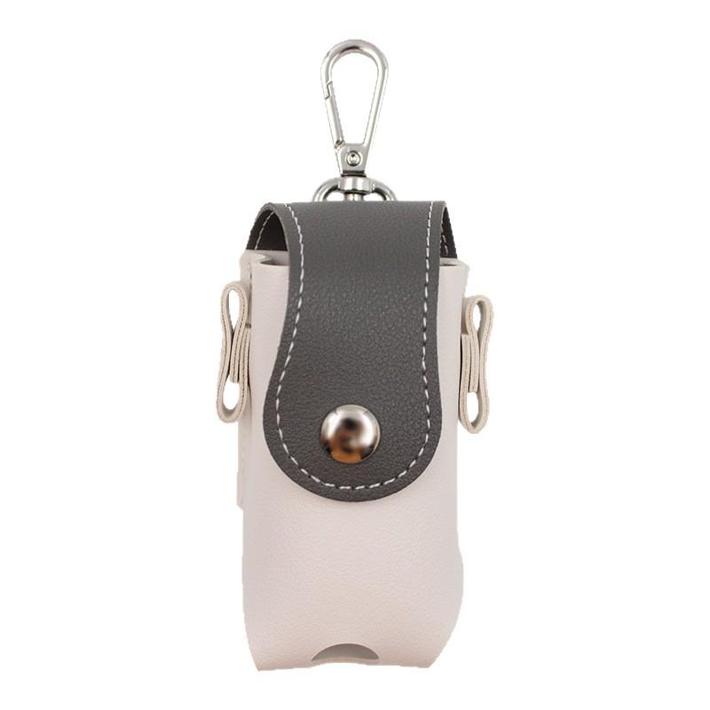 Portable PU Leather Patchwork Golf Ball & Tee Waist Bag