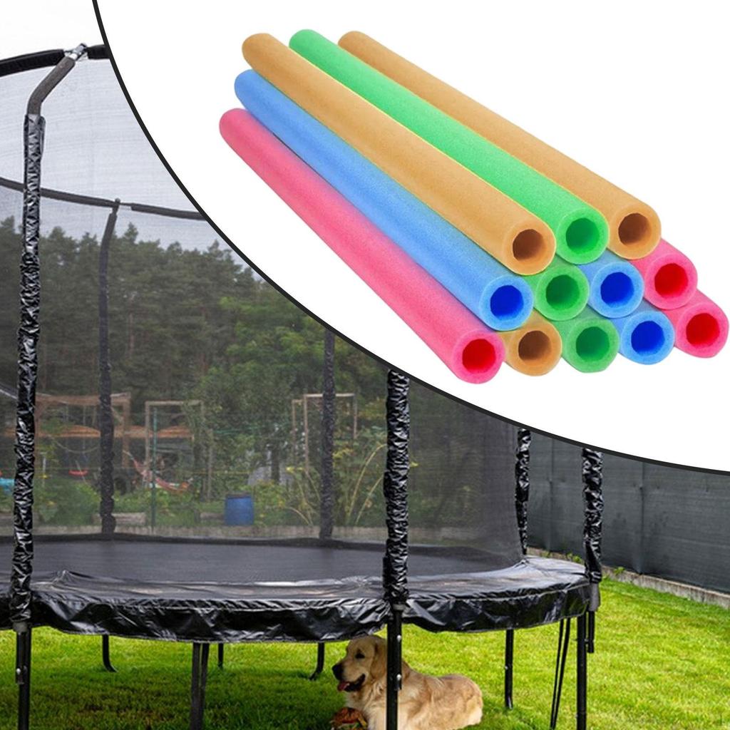 12 Schaumstoffhüllen für Trampolinstangen, Leichte Polsterung und Gartenzubehör