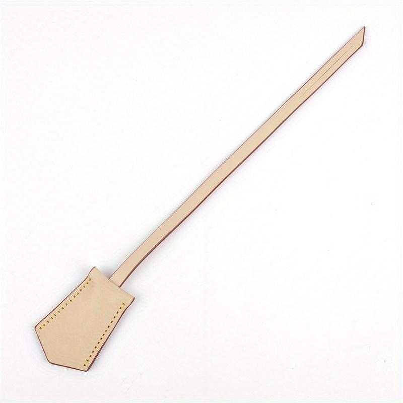 1 Pc Apricot Luggage Tag Travel Plane First Layer Tree Paste Leather Hangings Durable