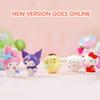 Non-Toxic Sanrio Series Kuromi Hello Kitty Building Blocks Cupcake Assembly Model Bricks Toys Cinnamoroll My Melody Desktop Ornaments