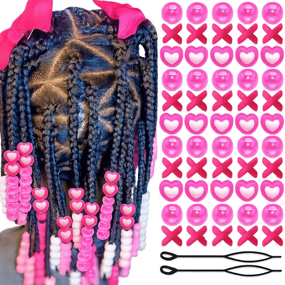 Multi-Color Colorful Hair Beads Kits DIY Painless Braiding Beads New Dreadlock Braids Decor  Girls