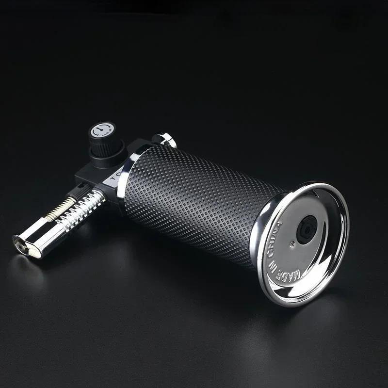 Professional Adjustable Fireproof and Windproof Lighter Suitable for BBQ/cooking/welding Large Capacity Refillable Gas Lighter