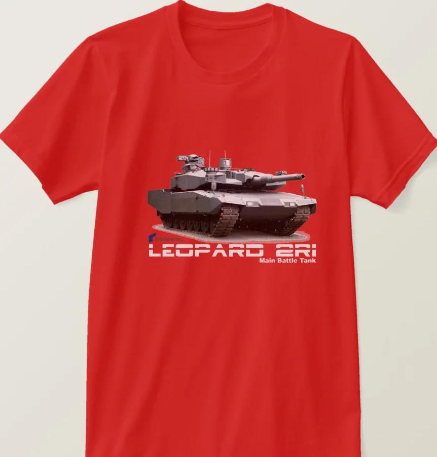 German LEOPARD 2 Revolution Main Battle Tank TShirt Summer Cotton Short Sleeve ONeck Mens T Shirt New S3XL S