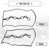 Motoforti Engine Valve Cover Gasket Seal, for Hyundai Sonata Santa Fe 2.0L 2.4L 2019-2020, Rubber, 22441-2GGB0, Black