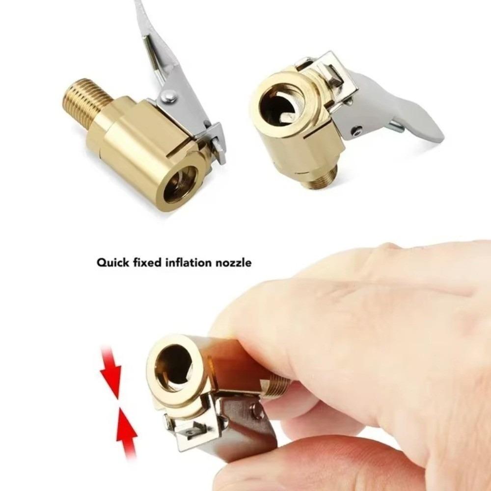 8mm Size Tire Air Chuck Automotive Grade Brass Air Chuck Air Chuck Adapter Vehicle Inflation