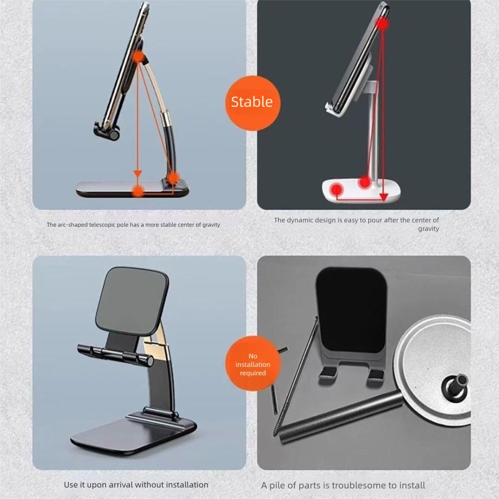 Protección de Silicona Soporte para Teléfono Móvil Ajustable de Escritorio Soporte para Tablet Nuevo Soporte para Smartphone