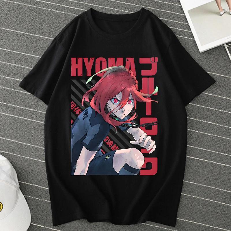 BLUE LOCK Yoichi Isagi Manga Tričko Retro Hip Hop Unisex Tričko Streetwear Grafická Trička BLUE LOCK Nadměrná Trička Topy