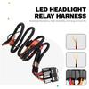 Car H4 12V LED Headlights Relay Wiring Harness Kit High Low Enhancer Car Accessories