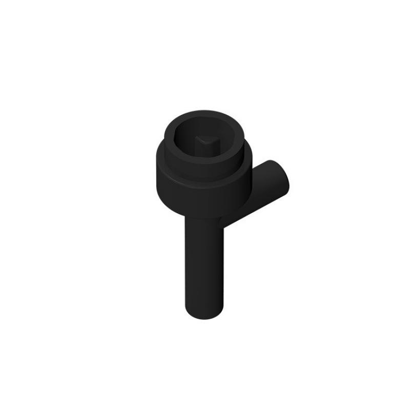50g MOC 86208 Space Gun Torch Base: 3959 Small Particle Building Blocks Spare Parts Standard чёрный