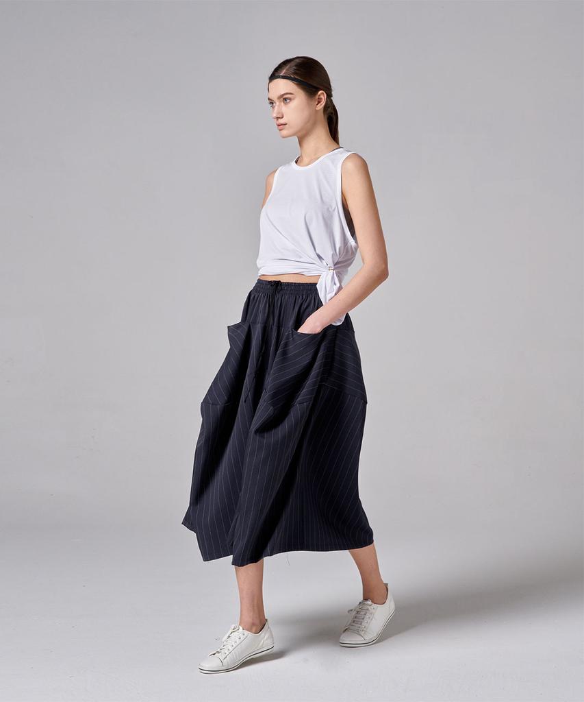 ATHPLATFORM Aw31Pt11 C_Tech Flare Pants_Dark Navy