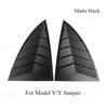 For Tesla Model Y Juniper 2021-2025 ABS Rear Car Window Shutter Cover Louver Side Vent Trim Triangle Modified Car Accessories