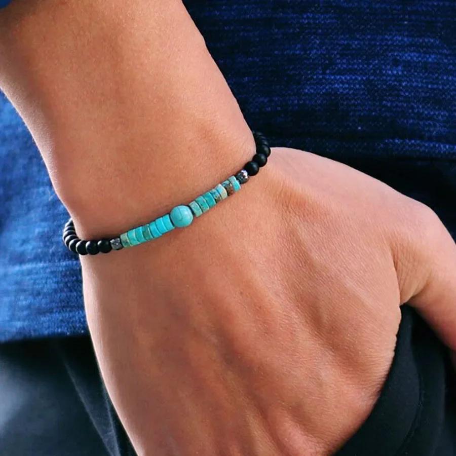 Bohemia Emperor Stone Bracelet Unisex 4mm Small Beads Braslet Gemstone Stretch Beaded Braclet Leisure Pulseira Accessories Joias