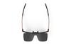 Sports Sunglasses INKAS Demi Turtle Gloss Smoke Black [RUDY PROJECT] Flip-Up SP681050-0000
