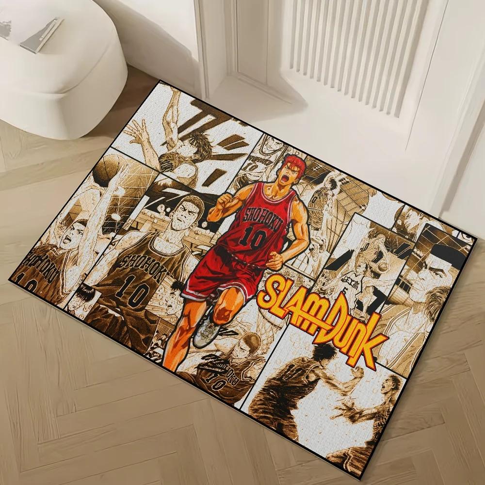 Disney Bilibili SLAM DUNK Door Mat Welcome Doormat Floor Bedroom Kitchen Bath Balcony Hallway Rug Home Carpet Decoration