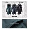 2025 Winter New Jacket Live Broadcast Men's Down Jacket Youth Korean Version Thick Medium Long Hooded Warm Men