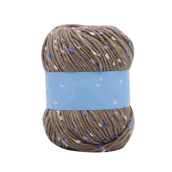 

50г Точки Вязальная Швейная Нить Шарф Свитер Шапка Крючком Рукоделие DIY серый