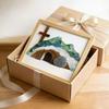 Handmade Risen Empty Tomb Frame Funny Creative Simulation Sea Glass Cross Cute 20cm Resin Cave Crystal Crucifix Festival Gifts