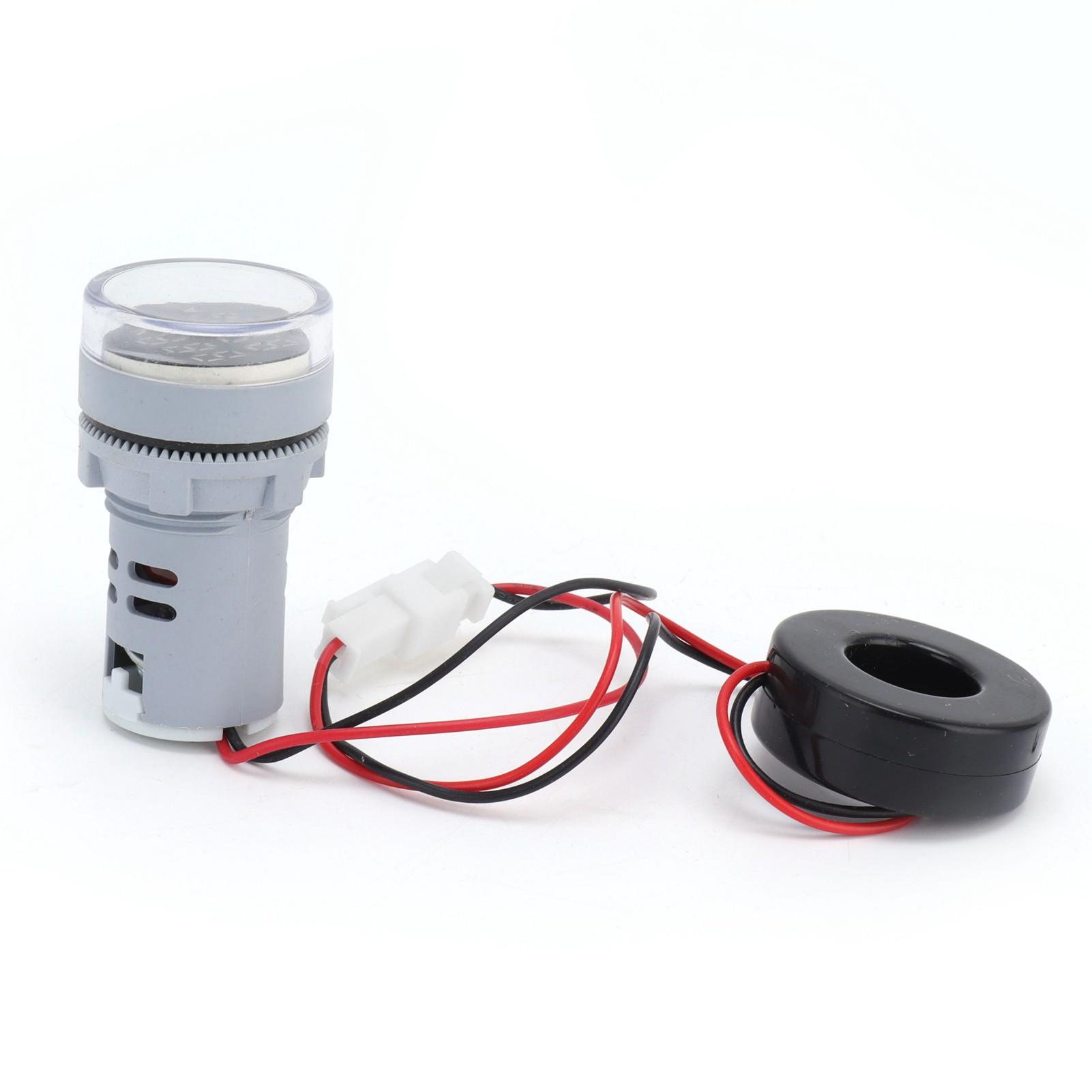 

Индикатор тока Универсальный 2Дисплей Круглая Лампа Индикатор 60~500В AC AD1622DVAYellow