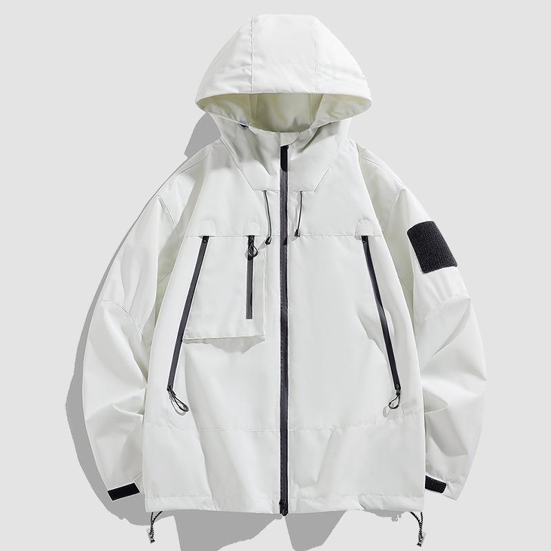 Unisex Kapuzen-Windbreaker - Neue 2024 Frühling/Herbst Freizeit-Outdoor-Sportjacke für Jugendliche und Studenten