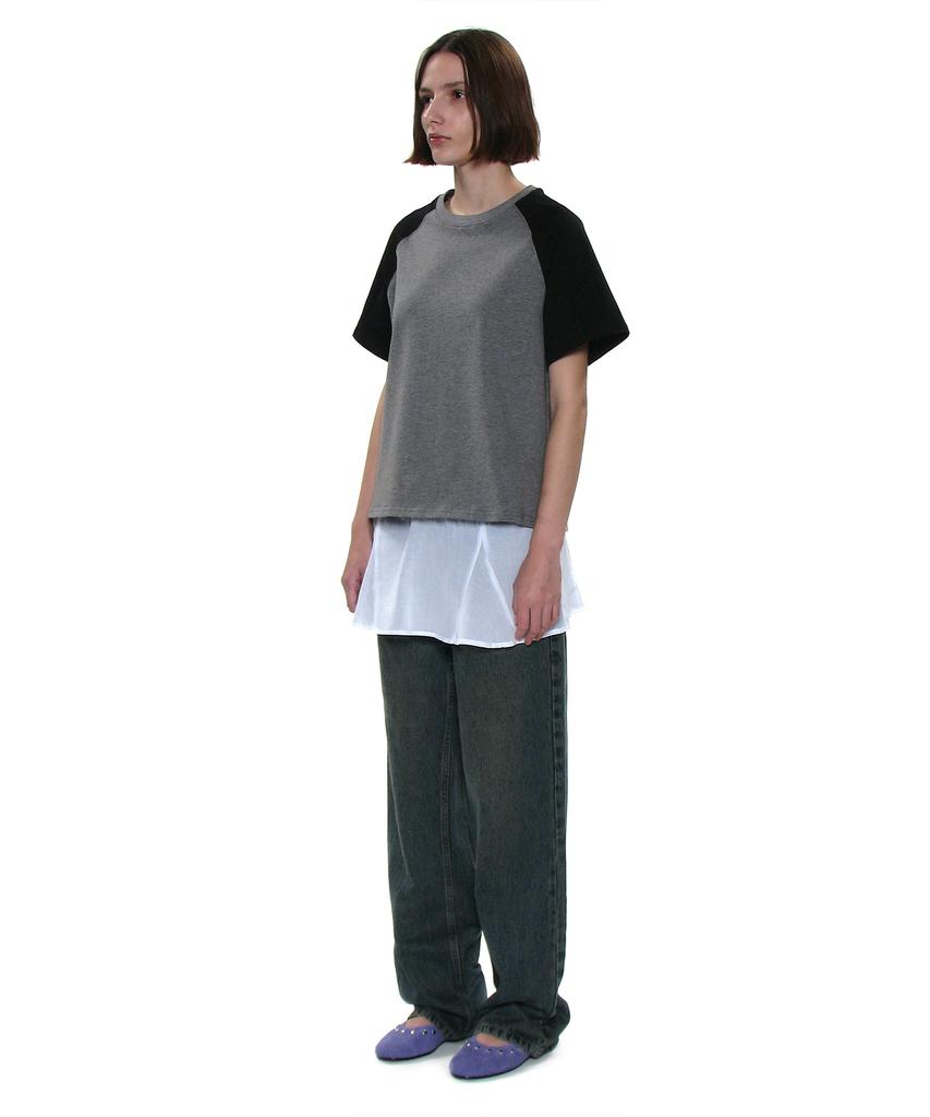 PARTIMENTO WOMEN Pwc Colorblock Oversized Everyday Tea_Charcoal