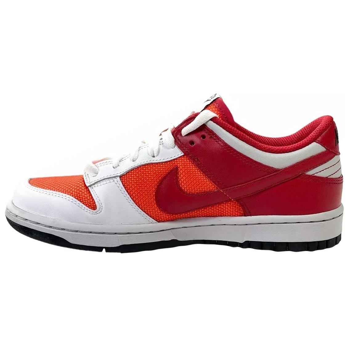 (WMNS) Nike Dunk Low  White Varsity Red Orange Blaze  Women s 309324-169 EU 40.5