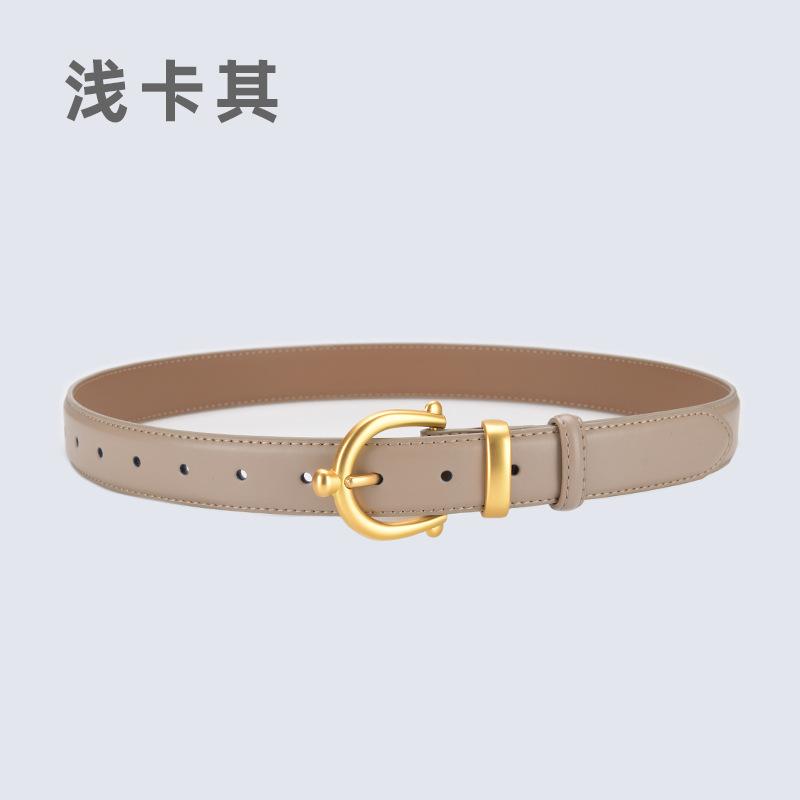 Four Seasons Available New Belt Women'S Jeans Simple And Versatile Belt New Decorative Fashion Student Pants Belt