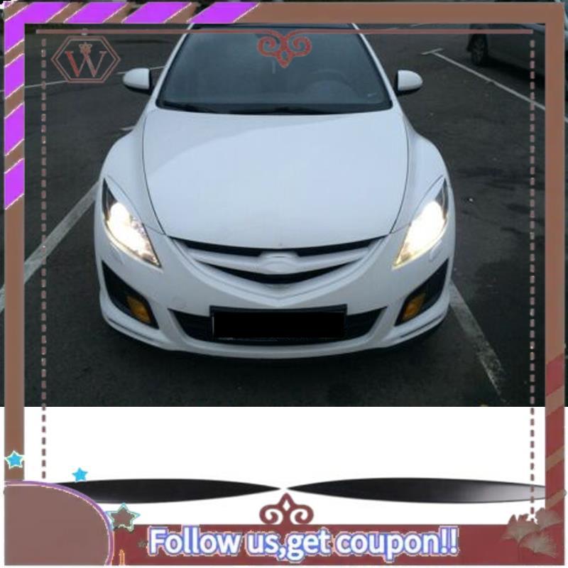 A57E-2Pcs Car Eyelids Eyebrows Headlights Covers Eyelash For Mazda 6 GH / Atenza 2008-2012