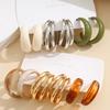 Bohemian Colorful Acrylic Drop Earrings Set For Women Fashion Geometry Earrings 2026 Trend Set of Earrings Party Jewelry