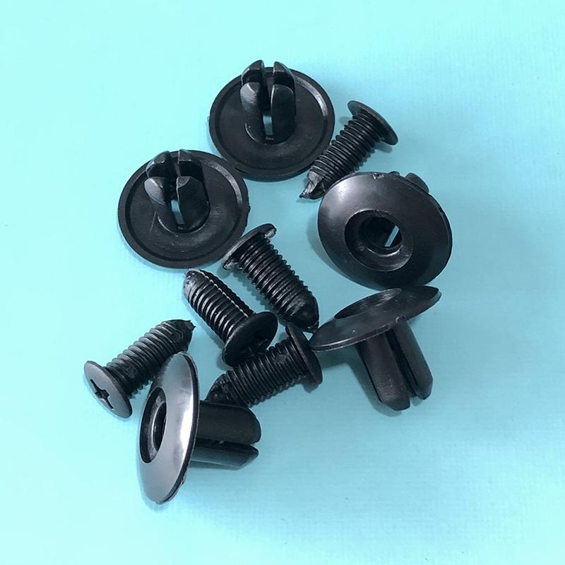 10/20pcs Auto Bumper Fasteners Retainer Rivet For Hyundai Elantra Kia Sportage Ford Focus Car Plastic Screw Clips 8mm Hole