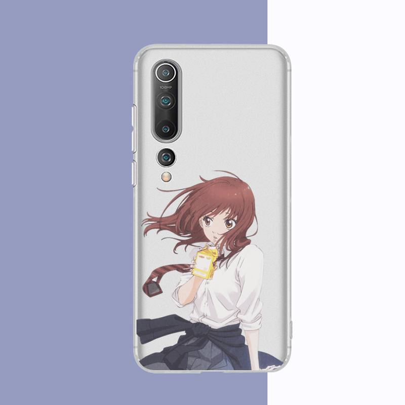 Ao Haru Ride Love Lovely Anime Phone Case for Samsung S20 S10 Lite S21 Plus for Redmi Note8 9pro for Huawei P20 Clear Case