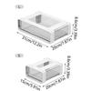 Attachable Under Desk Drawer Slide-out Table Storage Box Durable Pencil Holder Tray  Cosmetics