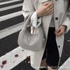 New nylon quilted shoulder bag adjustable shoulder strap fluffy underarm bag large capacity fluffy down tote bag