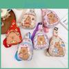 Cartoon Capybara Animal Coin Purse Single Shoulder Crossbody Chest Gift Bag