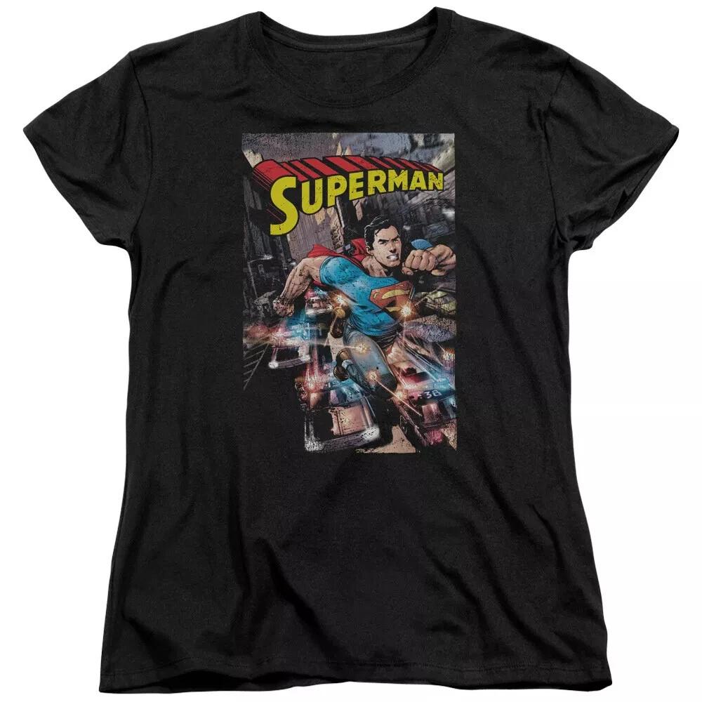 Superman  Action One  Women s T-Shirt M