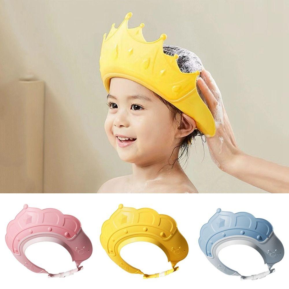 Ear Protection Hair Wash Hat Hair Shield Bath Head Cover New Baby Shower Cap Kids