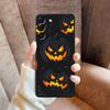 Black Soft Phone Cover Case for Samsung Galaxy A25 A71 A24 A55 A35 A26 A72 A36 A51 A73 A32 A23 A53 A22 A52 A41 Halloween Pumpkin
