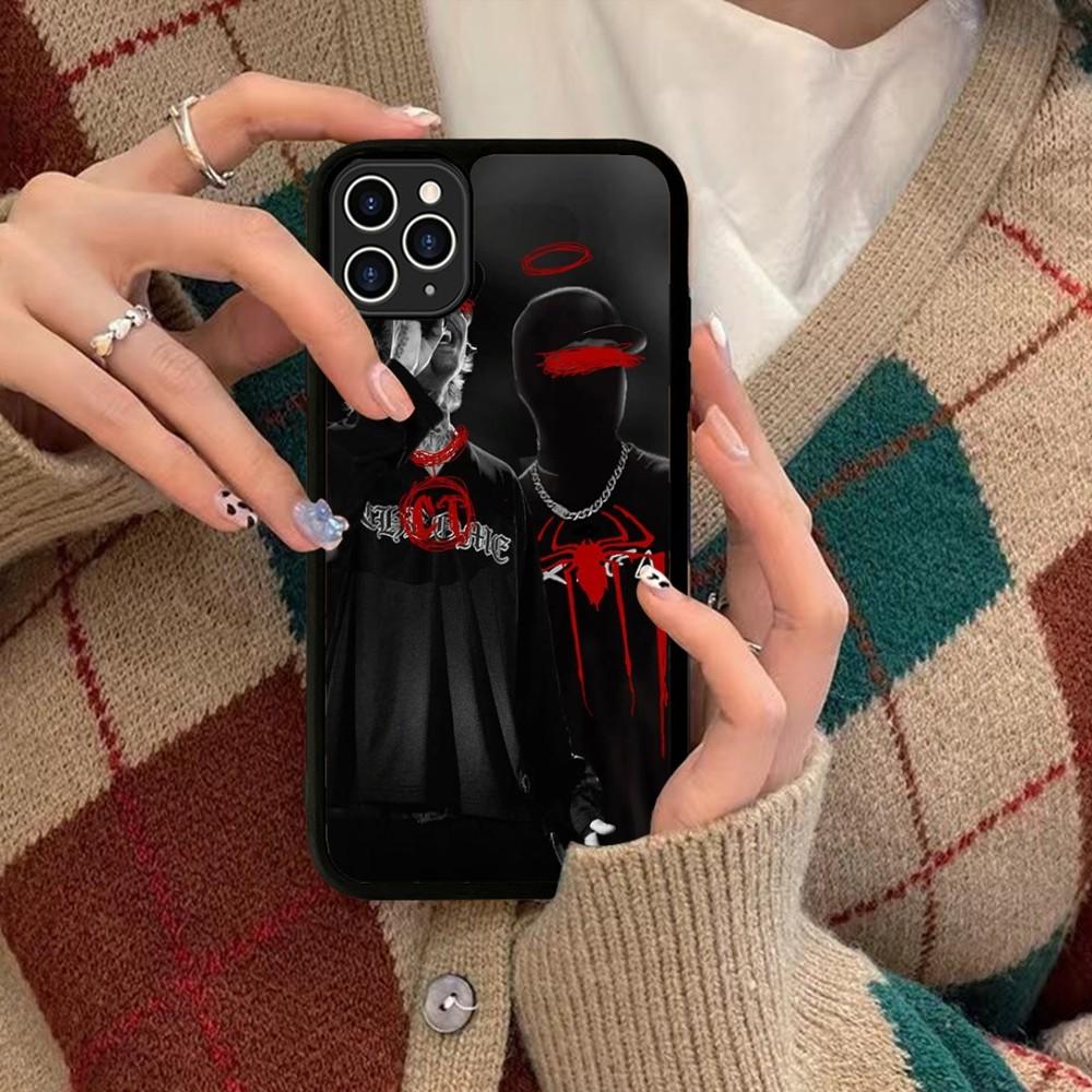 Rap N-Natanael C-Cano Phone Case Silicone PC+TPU For For IPhone 11 12 13 14 15 16 Plus Pro Max Cover